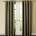 thumbnail image 2 of Best Home Fashion, Inc. Silver Grommet Top Thermal Insulated Blackout Curtain Panel (Set of 2), 2 of 7