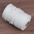thumbnail image 2 of 100M Natural Cotton Rope Tapestry Knitted Cord for Handmade Wall Craft DIY Making (6MM), 2 of 3