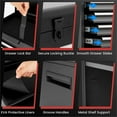thumbnail image 3 of Pemberly Row Armoire à Outils Roulante à 5 Tiroirs, Coffre de Rangement en Métal pour Outils, Noir, 3 of 8