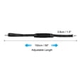 thumbnail image 2 of Unique Bargains Shoulder Strap, 2 Pcs Nylon Webbing Adjustable Replacement Strap with Detachable Anti Slip Padded Clip, Black, 2 of 6