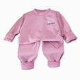 thumbnail image 5 of masbird Girls Boys Print Pajamas 2 Pieces Long Sleeve Jammies Set Toddler Pjs Fall Winter Sleepwear 6-12 Months 12-24 Months 2t 3t 4t 5t 6t 7t 8t 9t Children(Purple,2-3 Y), 5 of 5