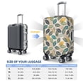 thumbnail image 6 of Daiia Vintage Leaves Luggage Cover, Thickened Washable Travel Luggage Covers, Elastic Unique Baggage Covers for 18-20 inch Luggage-Large, 6 of 9