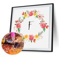 thumbnail image 2 of Wdftyju Kits de pintura de diamantes 5D DIY Garland Letra F Full Round Drill Art (A5133) Wdftyju 6zv9yz7lm0wb2zk9D02, 2 of 9