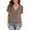 03-Brown, variant on Women's V Neck Short Sleeve Ribbed Knit Tops Casual Loose Fit Blouses for Spring Summer 2026