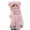 Pink, variant on PuSpu Girls and Boys's Hats Winter Adding Fleece Warmth Scarves And Gloves Integrated Keep Warm Three-piece Set
