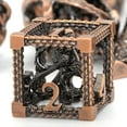 thumbnail image 3 of MACTANO Metal DND Dice Set Dungeons and Dragons Dice Set MTG RPG Board Game Toy-Cthulhu-Copper, 3 of 5