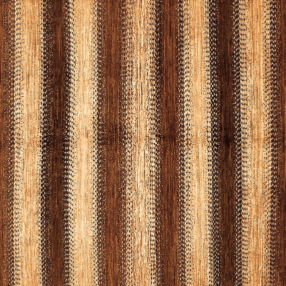 Ahgly Company Indoor Square Abstract Orange Modern Area Rugs, 6' Square