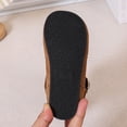 thumbnail image 6 of Mooqilaa Girls Mid Calf Boots, Non Slip Lightly Fleece‑Lined Faux Suede Casual Fall Winter Shoes Black Size 12 Little Kids, 6 of 7