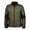 Olive/Black, variant on Teejays Mens Padded Full Zip Crossover Jacket