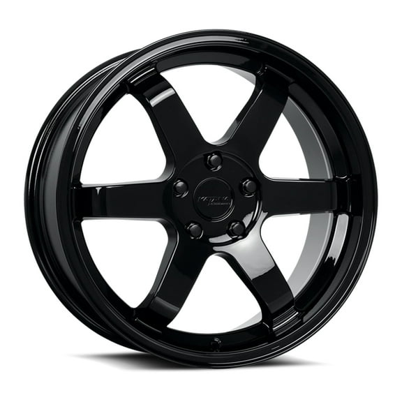 KATANA RACING KR08 17X7.5 5X114.3  40mm Glossy Black Alloy Wheel Rim 17" Inch