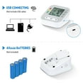 thumbnail image 5 of Imountek Upper Arm Blood Pressure Monitor, BP Machine with Voice Broadcast, 8.66-12.6in Cuff Backlit Screen Display for Home Use, 5 of 7