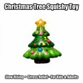 thumbnail image 3 of Christmas Tree Squishy Toy with Slow Rising Design and Colorful Ornaments, Single Pack, Green with Multicolor Decorations, for Kids and Adults, Relaxation Toy, 3 of 3