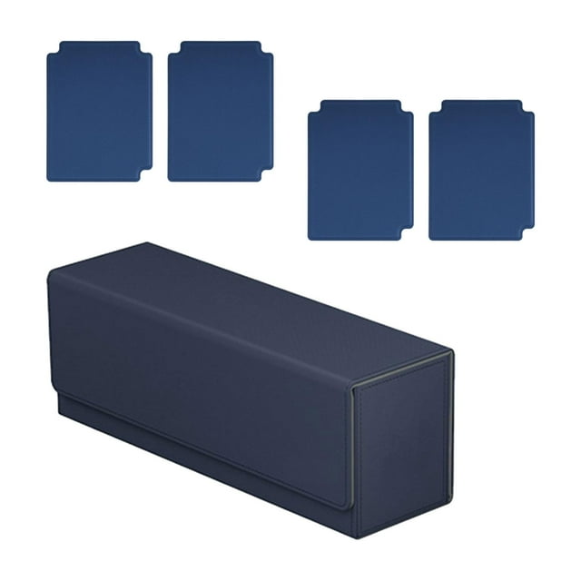Caja de baraja de cartas coleccionables, colección de pasatiempos de cartas de béisbol resistente, puede contener tarjetas TCG azul un