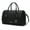 Black, variant on MKF Collection Allegra Vegan Leather Women's Duffle Bag, Functional Weekender Purse Handbag by Mia K - Brown