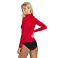 thumbnail image 3 of Sporti Women's UV Protection Rash Guard, Nylon Spandex, Long Sleeve, Sport Fit, 3 of 4