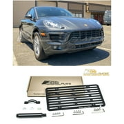 Extreme Online Store EOS Version 2 Full Sized Front Bumper Tow Hook License Plate Relocator Mount Bracket 17-up Porsche Macan 2017 17