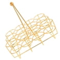 thumbnail image 1 of unbranded 1Ud Beer Storage Rack Dorado De Hierro Para 12 Práctico Y Duradero Para Bar, 1 of 6