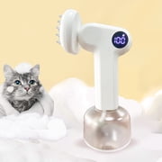 PATPET Automatic Foaming Dog Bath Brush Soft Massage Shampoo Dispenser For Pets