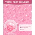 thumbnail image 4 of Yolife Shower Foot Scrubber Mat,Anti-Slip Bath Mat with Scrub Bristles & Strong Suction Cups to Soothe Achy Feet, 25.6" x 13.4", 4 of 7