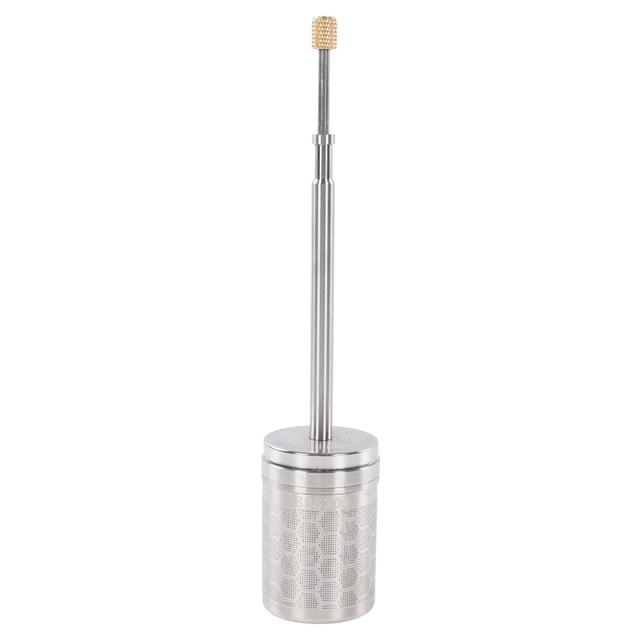 Infusor de bola de té, tapa extraíble de malla fina, filtro de café tipo prensa de acero inoxidable para uso doméstico