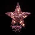 thumbnail image 2 of HTSQYL Christmas Tree Topper Star Warm White Light Christmas Tree Decor for Christmas Holiday Home Fit for General Size Xmas Tree, 8 Inch, 2 of 7