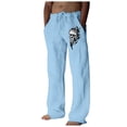 thumbnail image 1 of WEAIXIMIUNG Pantalon Cargo Doublé Homme Mode Décontractée Numérique 3D Pantalon Droit Décontracté Style Business, 1 of 5