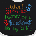thumbnail image 4 of Inktastic Gastroenterologist Like Daddy Boys or Girls Baby Bib, 4 of 4