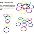thumbnail image 2 of Hopscotch Ring Game with 10 Rings and 15 Connectors for Indoor Outdoor, Hopscotch Outdoor Game, Fun Playground Toy, 2 of 3
