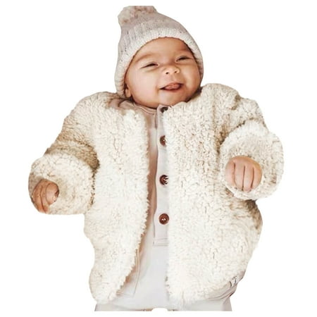 

Kids Jackets for Girls Boys Toddler Baby Kids Girls Windproof Winter Solid Coat Thicken Warm Outwear