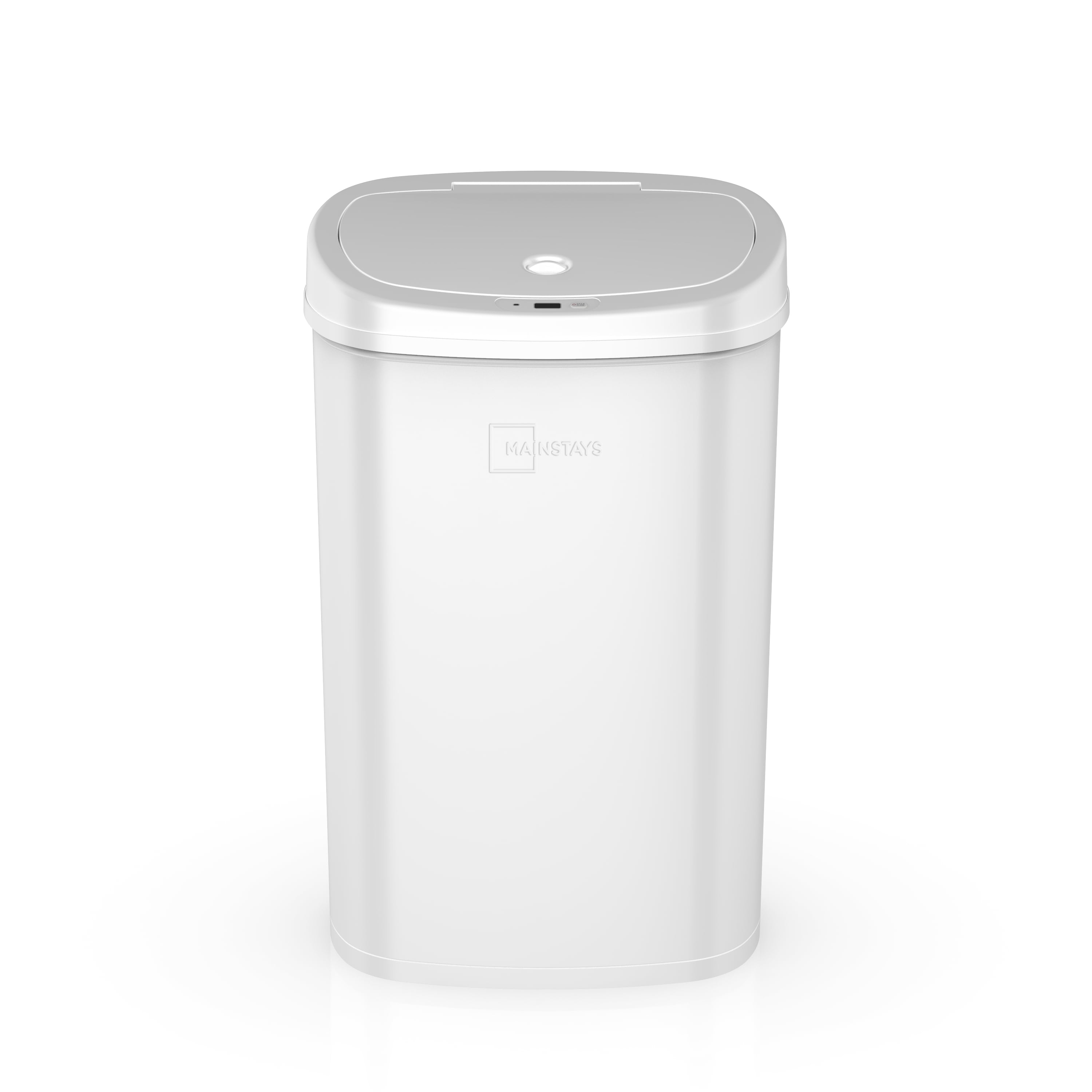 Mainstays 13.2 Gallon Trash Can, Motion Sensor Kitchen Trash Can, Stainless  Steel