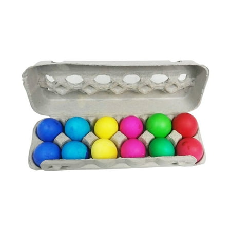 Humpty Dumpty Confetti Eggs Cascarones, 6 Dozen, Bright Colors, Protected by Cardboard (Best Way To Color Bright Easter Eggs)