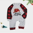thumbnail image 2 of KHONTS Family Christmas Pajamas Sets Cute Graphic Long Sleeve Plaid Shirt and Pajama Pants Xmas Loungewear Sets 2-Baby 30, 2 of 5