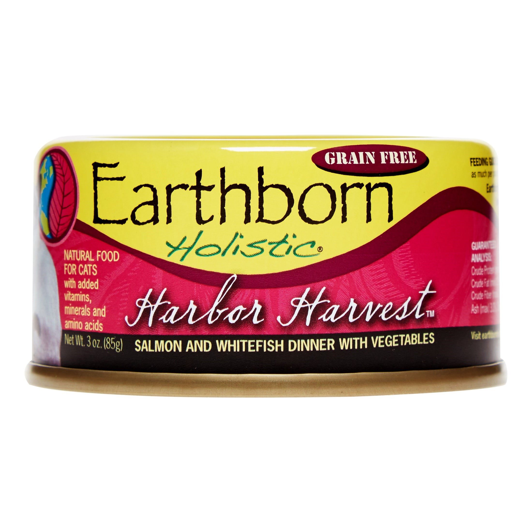 (Pack of 24) Earthborn Holistic GrainFree Harbor Harvest Wet Cat Food