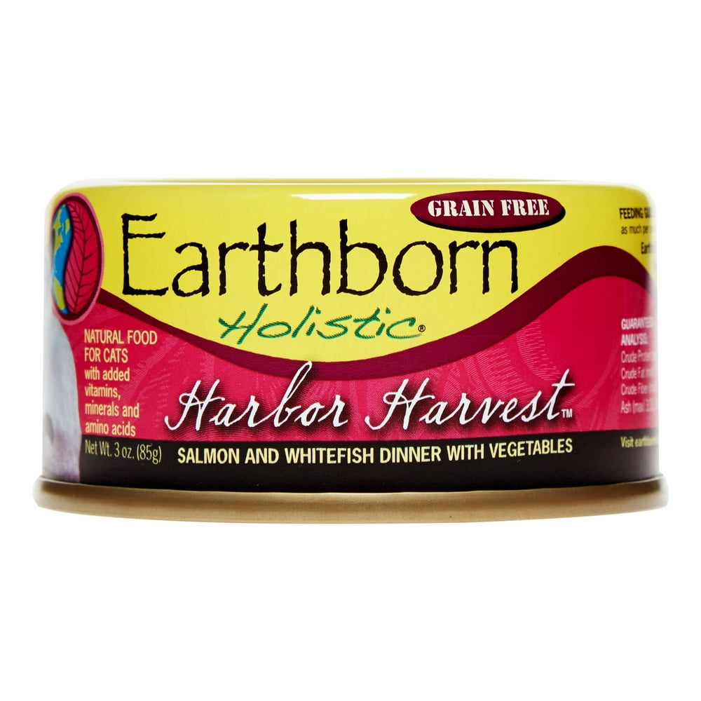 (Pack of 24) Earthborn Holistic GrainFree Harbor Harvest Wet Cat Food
