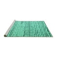 thumbnail image 2 of Ahgly Company Machine Washable Indoor Rectangle Solid Turquoise Blue Modern Area Rugs, 8' x 10', 2 of 4