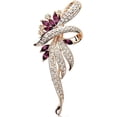 thumbnail image 1 of Broche de cristal de estilo vintage elegante para damas, niñas y damas., 1 of 5
