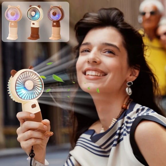 Sentmoon Rechargeable Fan Portable Small Portable Fan Handheld Fan Mini USB Rechargeable Small Fan Portable Outdoor Student Small Fan