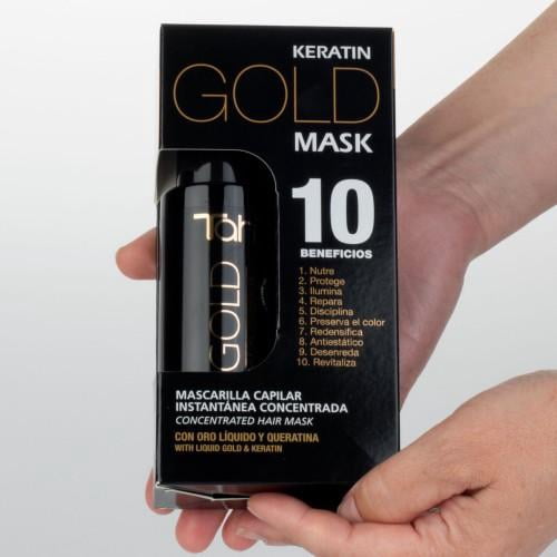 Tahe Keratin Gold Concentrated Hair Mask With Liquid Gold and Keratin, 125ml