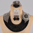 thumbnail image 3 of Fabulous Opaque Red Crystal Nigerian Traditional African Beads Jewelry Sets for Women and Girls. Beautiful Multicolor Sets., 3 of 20