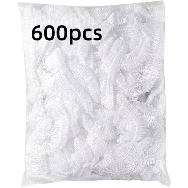 600 cubiertas de plástico resistentes for alimentos: tapas redondas desechables for platos y tazones, envueltas individualmente, perfectas for fiestas, picnics y catering