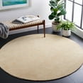 thumbnail image 3 of SAFAVIEH Himalaya Rachelle Solid Wool Area Rug, Beige, 6' x 6' Round, 3 of 9