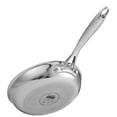 thumbnail image 6 of Cooks Standard Frying Pan Stainless Steel, 8-Inch Multi-Ply Clad wok Stir Fry Pan Kitchen Skillet, Silver, 6 of 7