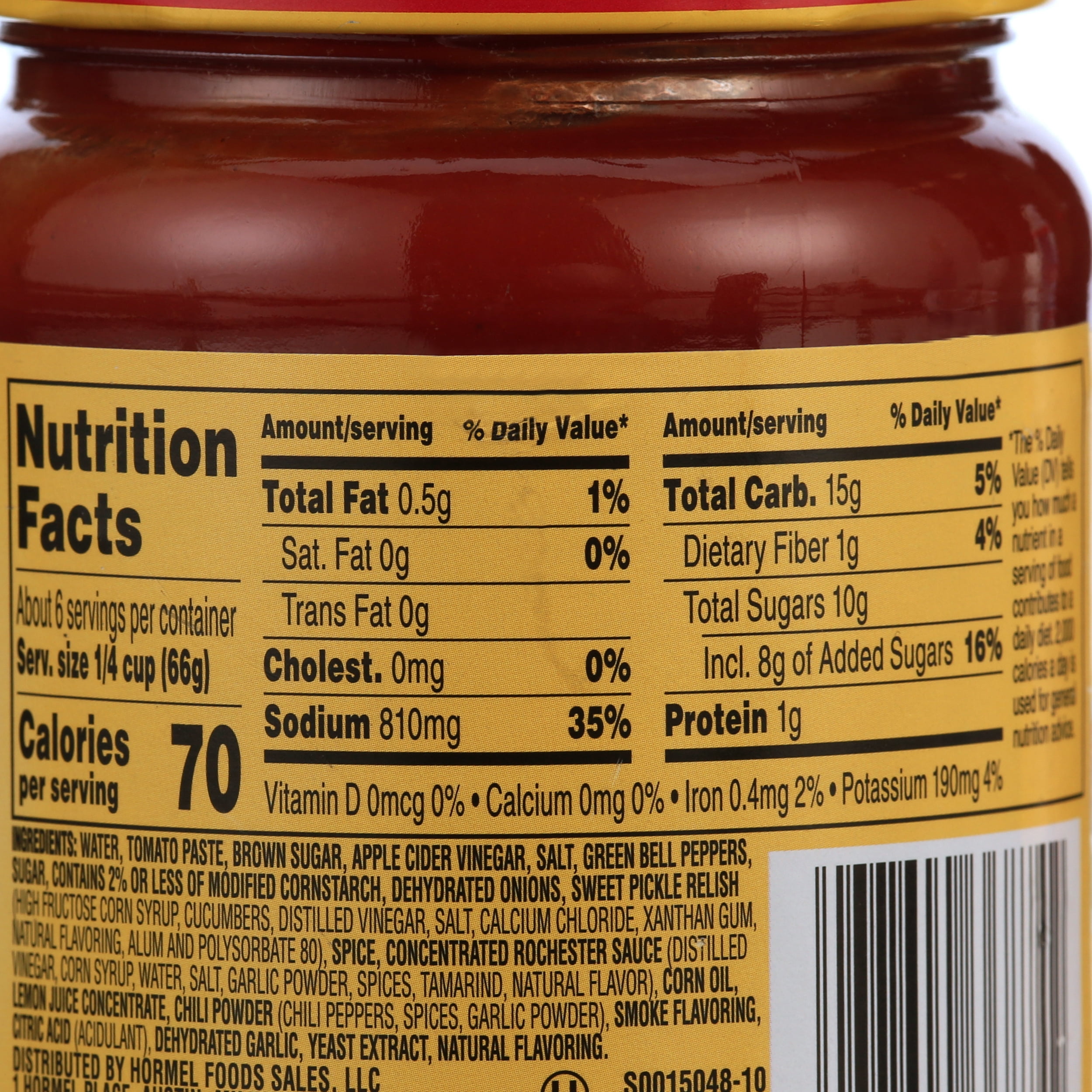 Hormel Not So Sloppy Joe Sloppy Joe Sauce 14 5 Oz Jar Walmart Com Walmart Com