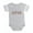 Heather Gray, variant on CafePress - Christmas Surprise - Cute Infant Baby Football Bodysuit