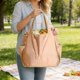 thumbnail image 5 of Bolsa de compras plegable | Bolsa reutilizable con portabotellas | Bolso de hombro impermeable de gran capacidad para la compra, viajes y uso diario, 5 of 7