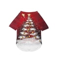 thumbnail image 4 of Christmas Dog Pajamas Xmas Pet Pjs with Snowman Elk Patterns Christmas Dog Onesie Jumpsuits Jammies Clothes Stretchy Shirts Comfy Outfit Costume Apparel for Small Medium Large Dogs, 4 of 5
