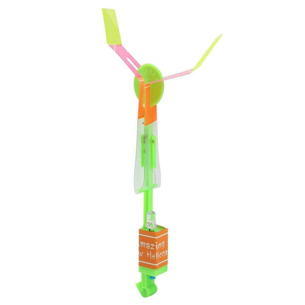 Helicóptero de juguete para niños con lanzador de cuerdas voladoras Helicóptero de juguete para niños con lanzador de cuerdas voladoras