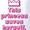 thumbnail image 3 of CafePress - This Princess Saves Herself Golf Shirt - Golf Shirt, Pique Knit Golf Polo, 3 of 4
