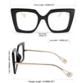 thumbnail image 3 of Gafas cuadradas de gran tamaño que bloquean la luz azul y alivian la fatiga visual, 3 of 5