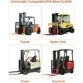 thumbnail image 5 of COZONY Pallet Fork Extensions, 4.5 ×72" Forklift Extensions, 4600LBS Lifting Capacity,Heavy Duty Steel Pallet Forklift Extensions, 1 Pair for Forklift Lift Truck Forklift Loaders,Orange, 5 of 8